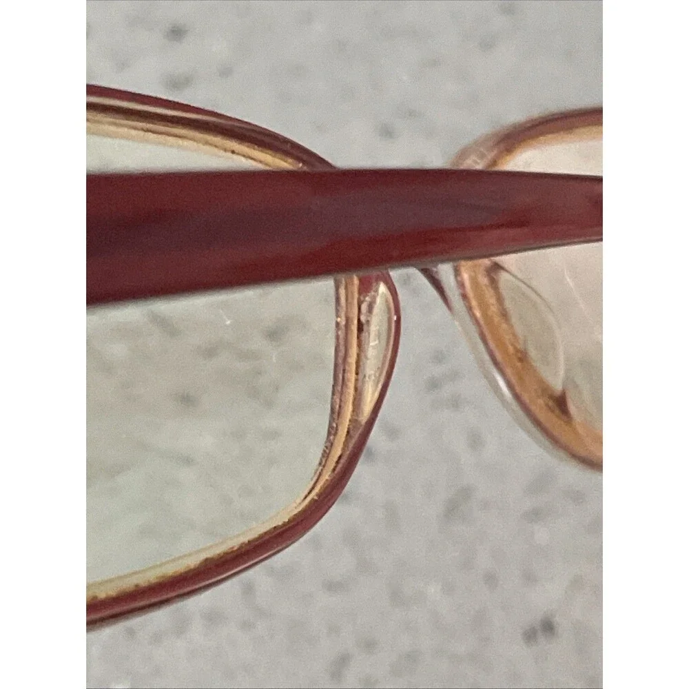 Nygard Eyeglasses Eye Glasses Frames ONLY Red Cen full rim 54-14-141